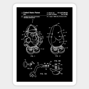 Mr.Potato Head Patent White Sticker